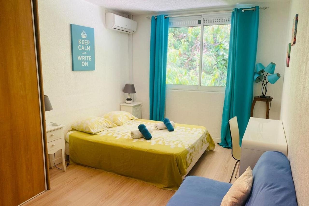 Tahiti Appartement 2 Chambres Tres Belle Vue Mer Res Tahiri 2 Punaauia  Exteriör bild